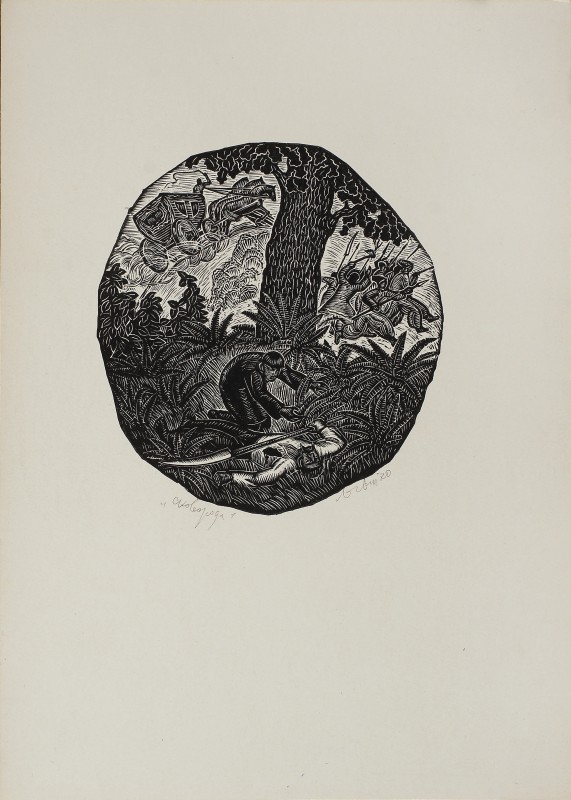 Сковорода. Ілюстрація до поеми П. Тичини «Сковорода».