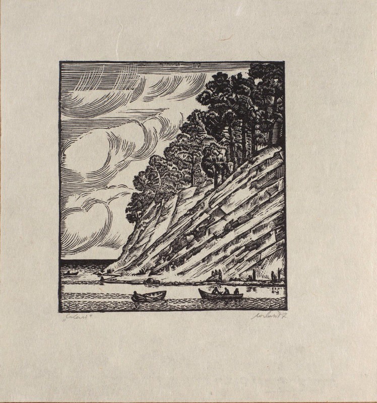 Скелі. З серії «Біля моря»