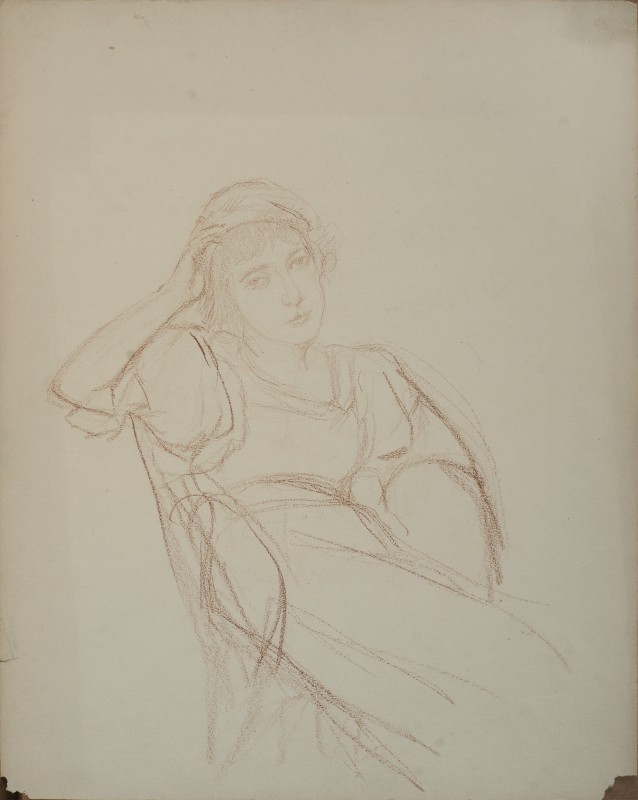 Начерк жіночої голови