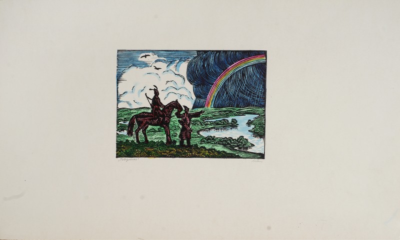 Повернення. Ілюстрація до графічної новели Ю. Логвина «Євшан-зілля»
