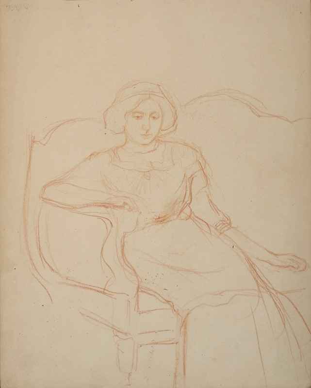 Начерк жіночої голови