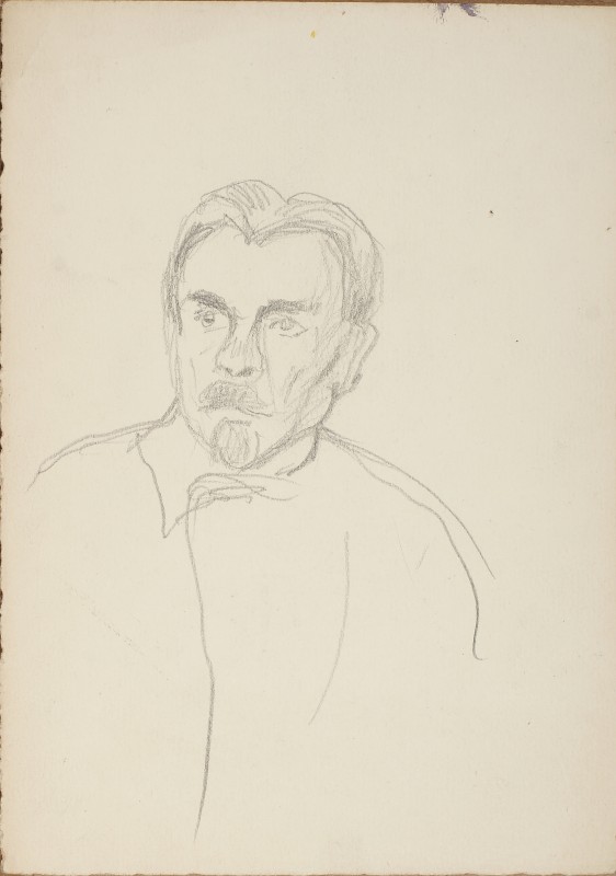 Портрет художника Д. Крайнєва. Начерк