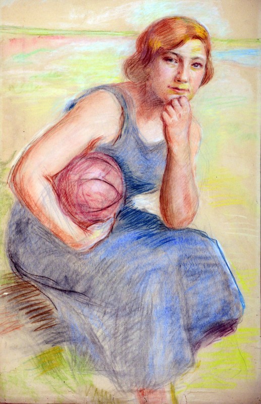 Дівчина з м’ячем