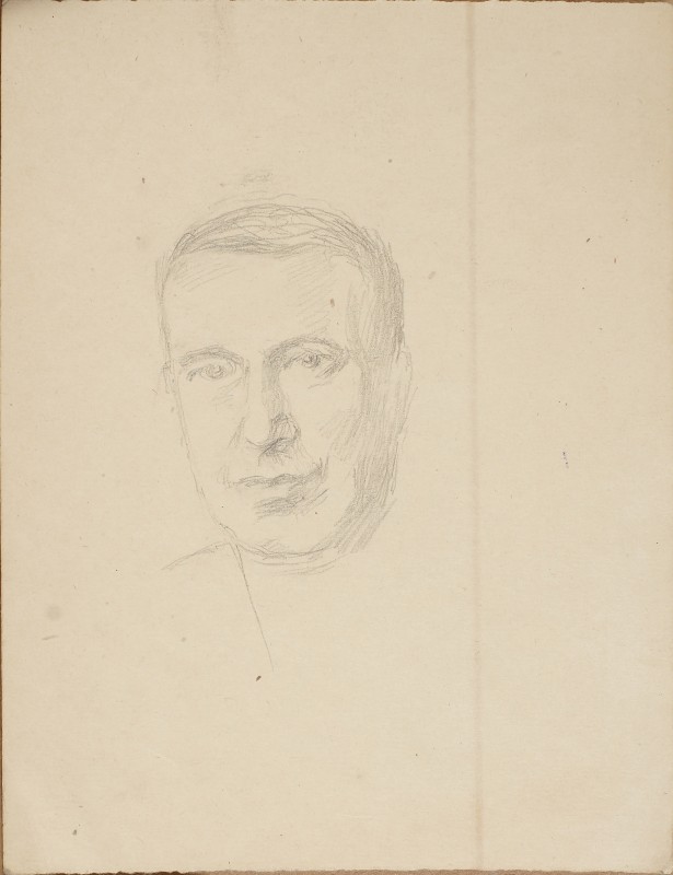 Портрет художника Л. Мучника. Начерк