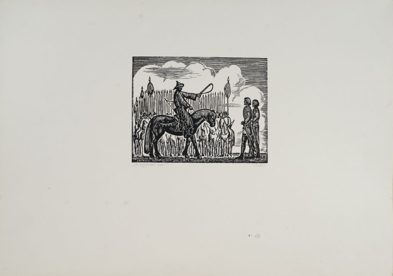 Татарський посол. Ілюстрація до «Галицько-Волинського літопису»,  «Подорож Данили».