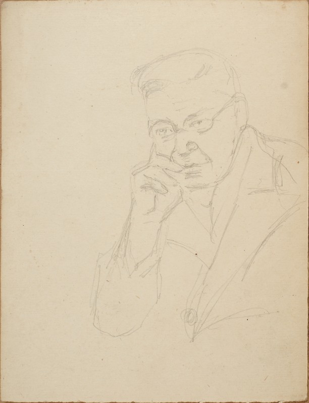 Начерк до групового портрету вчителів художнього училища