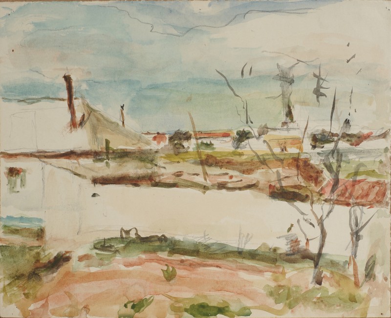 Етюд. Біла стіна