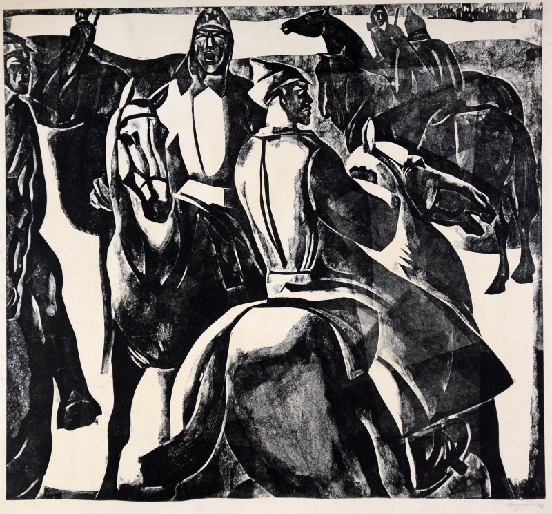 Перед атакою. Із серії «Комсомол в громадянській війні»