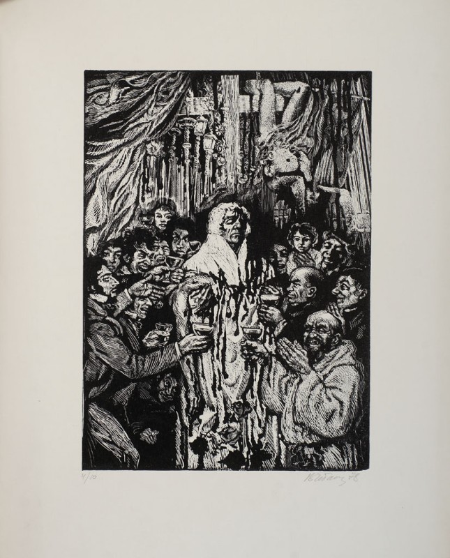 Каяття кардинала. Ілюстрація до роману Е. Л. Войнич «Овід».