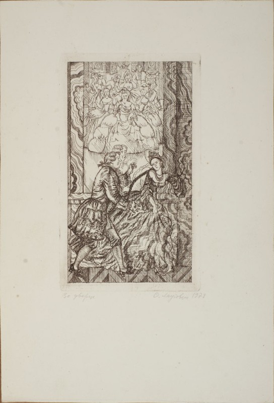 В палаці. Ілюстрація до казки П. Бажова «Малахітова скринька»