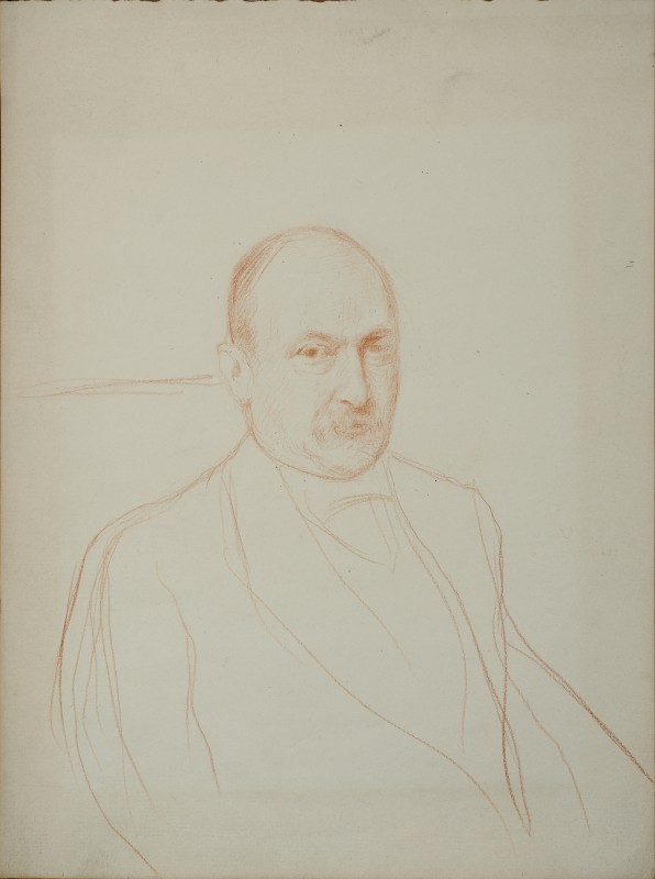 Портрет професора Є. М. Щепкіна. Начерк