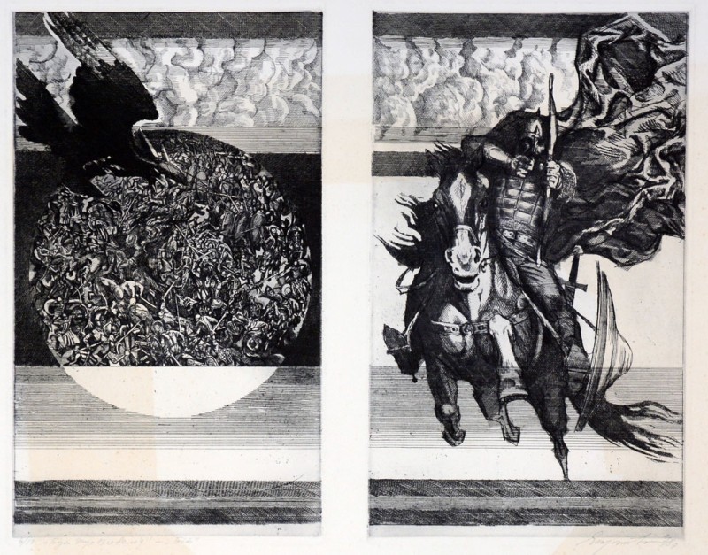 Ілюстрація до «Слова про Ігорів похід». Бій. Буй-Тур Всеволод