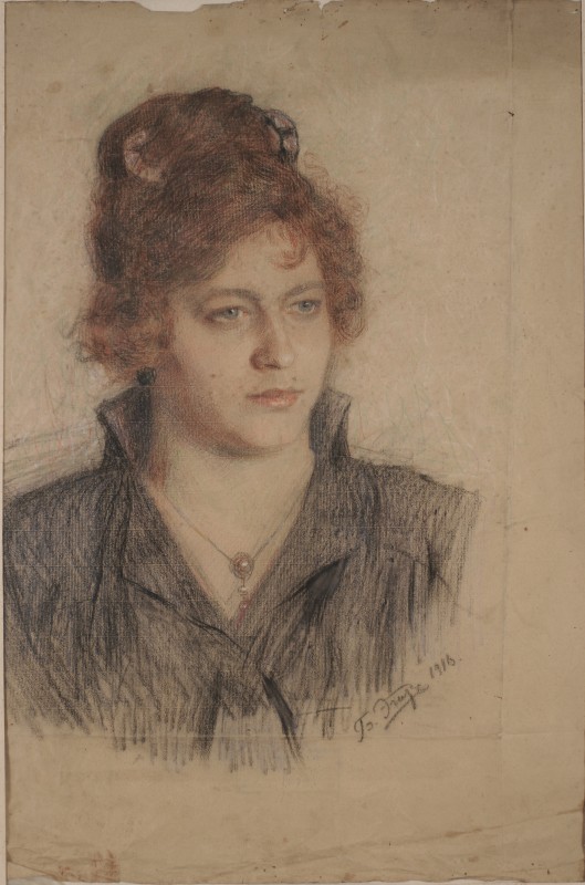 Портрет жінки в чорному