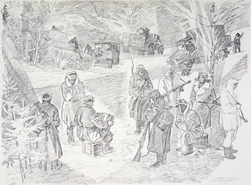 Гармонь. Із серії «Памʼяті Твардовського»