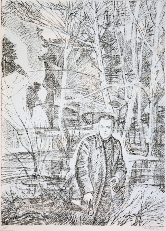 О. Т. Твардовський. Весна 1945 року. Із серії «Памʼяті Твардовського»