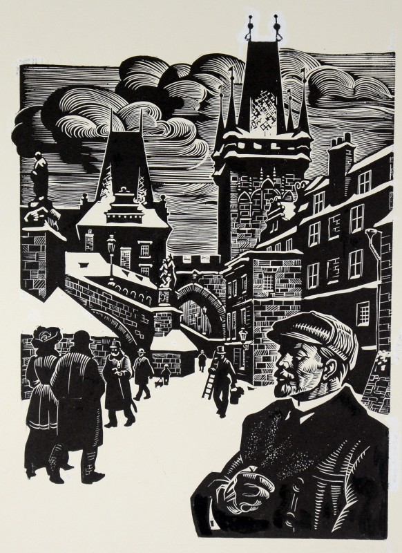 Після конференції. Прага. Із серії «В. І. Ленін за кордоном»