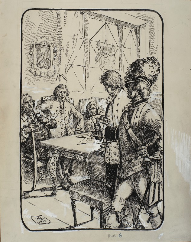 Ілюстрація до роману Р. Стівенсона «Катріона»