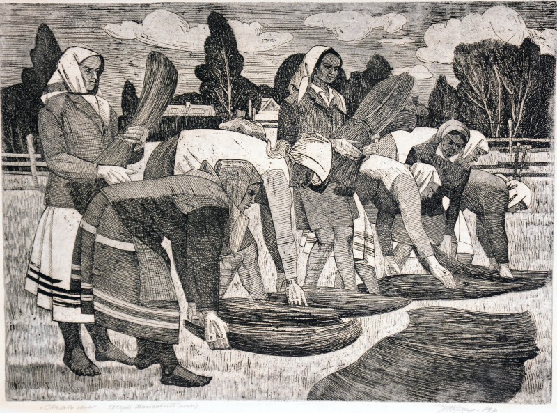 Стелять льон