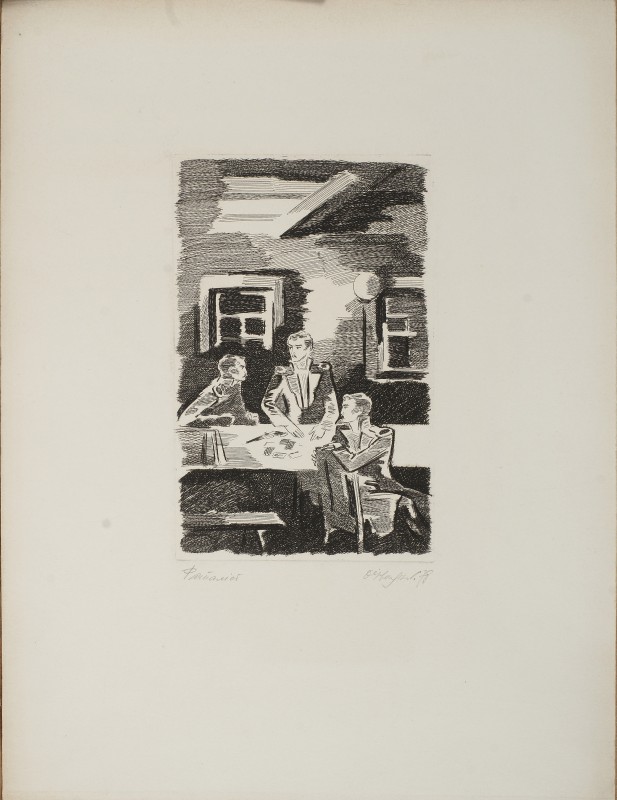 Фаталіст. Ілюстрація до роману М. Лермонтова «Герой нашого часу»