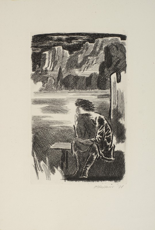 Очікування. Ілюстрація до роману М. Лермонтова «Герой нашого часу»