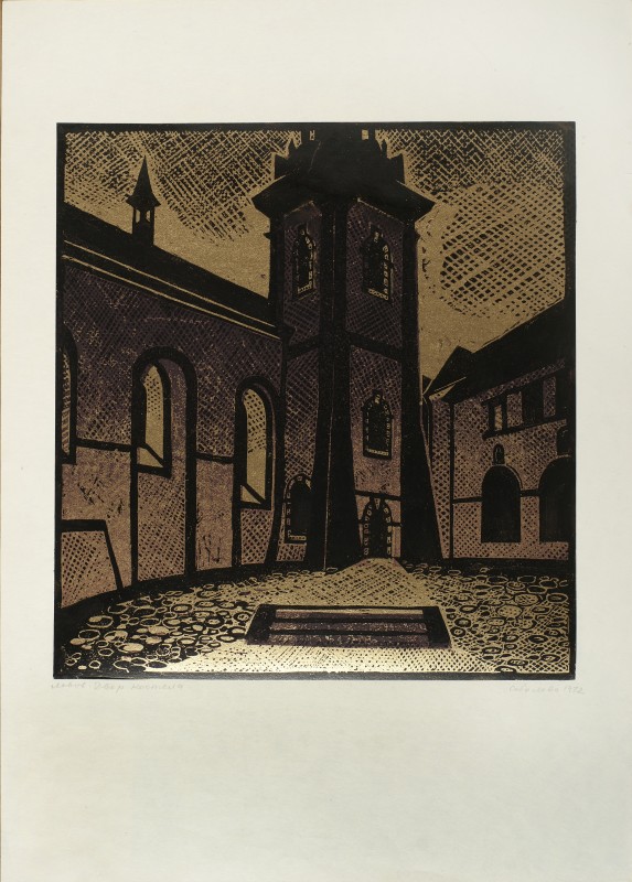 Львів. Двір костелу