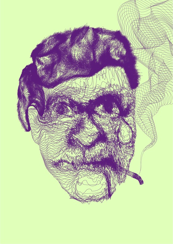 Автопортрет. Дим у вічі