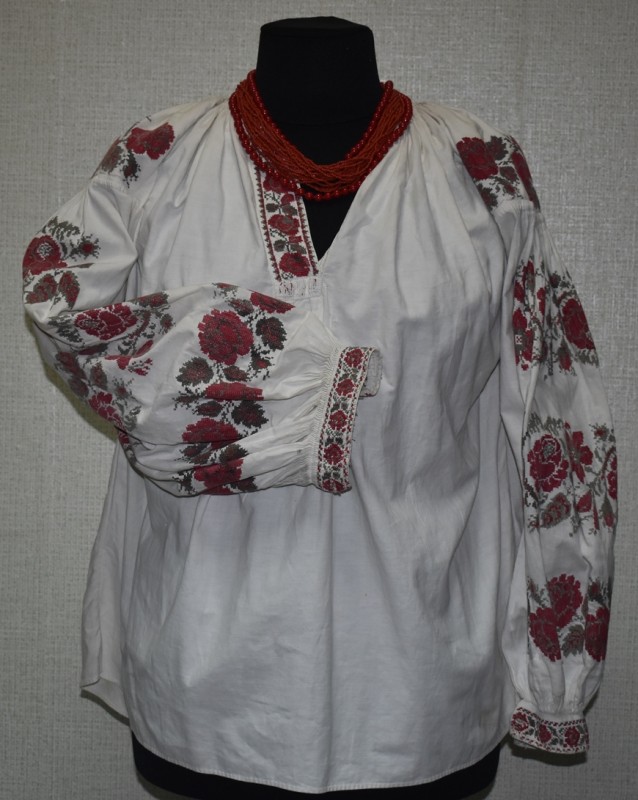 Сорочка жіноча, вишита. Канів, ХІХ ст.