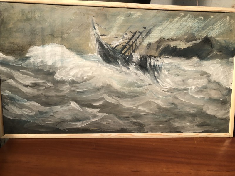 Картина Г.Тилик  «Буря на морі»