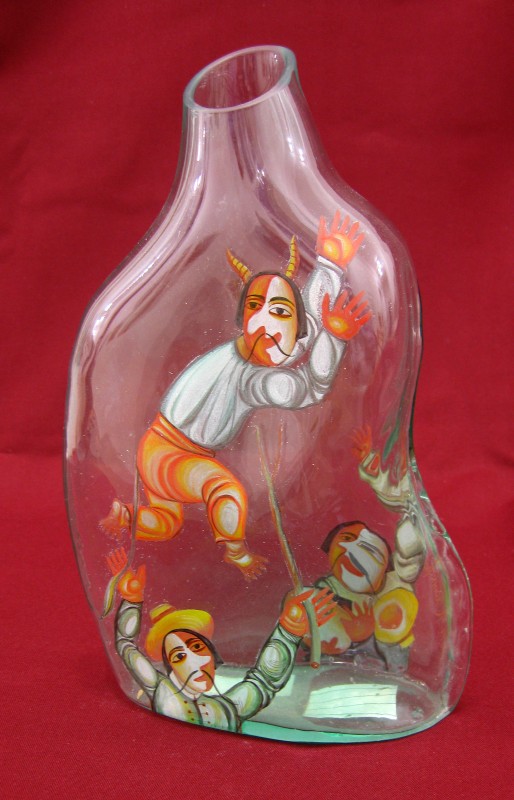 Штоф з сюжетним розписом