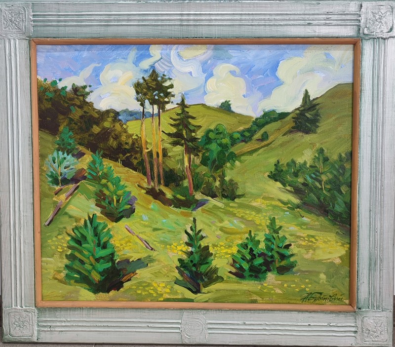 Картина в рамі "Вахутинські горби "