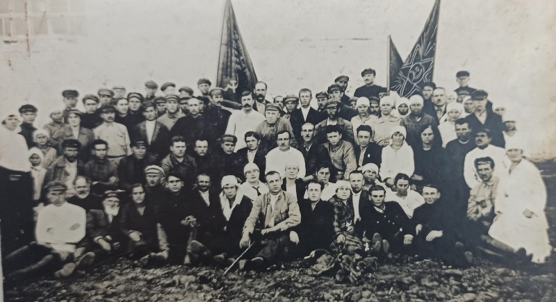 Фото делегатів райпрофконференції (1927 рік).