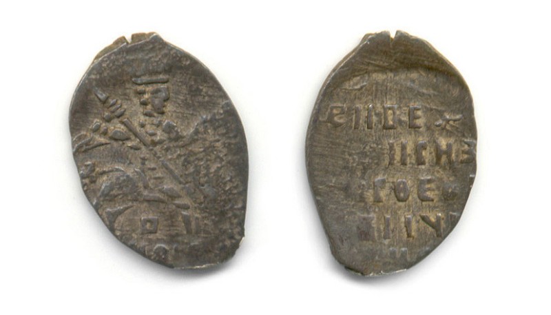 Монета - "копєйка". 1600 р. московське царство. Борис Федорович Годунов (1598-1605), м. Новгород.