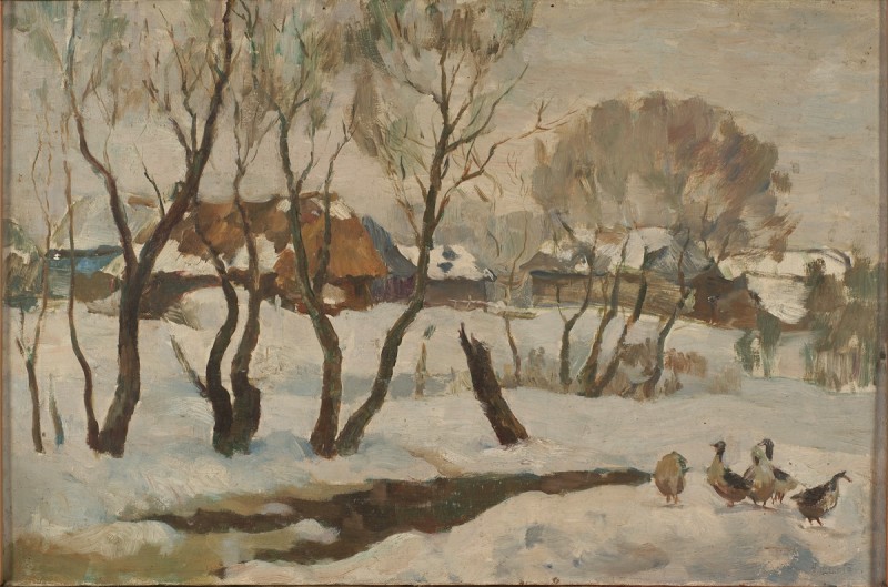 Зимовий пейзаж.