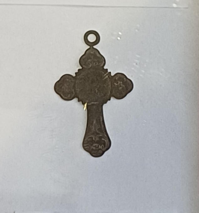 Хрест натільний із образом Святої Варвари