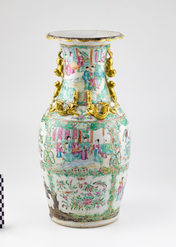 Ваза декоративна велика кантонська