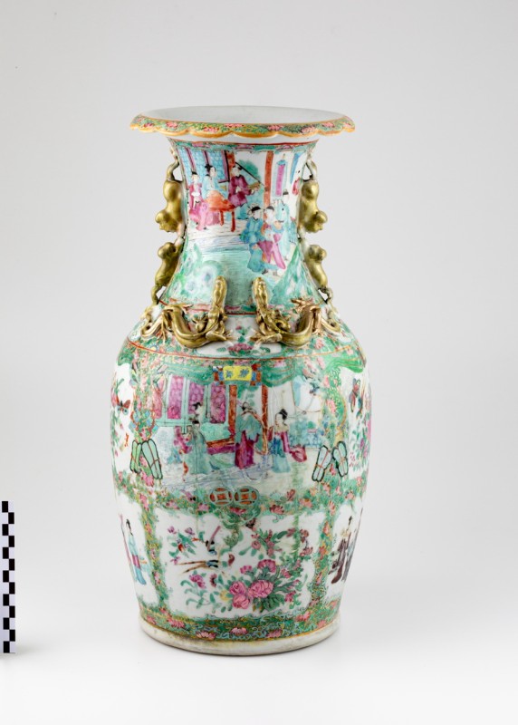 Ваза декоративна велика кантонська