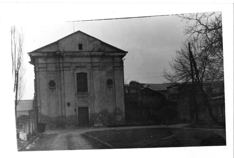 Фото: Костел францисканців, 16-18 ст.ст. по вулиці Францисканській, 4б у місті Кам’янці-Подільському, 1989-1990 р.р.