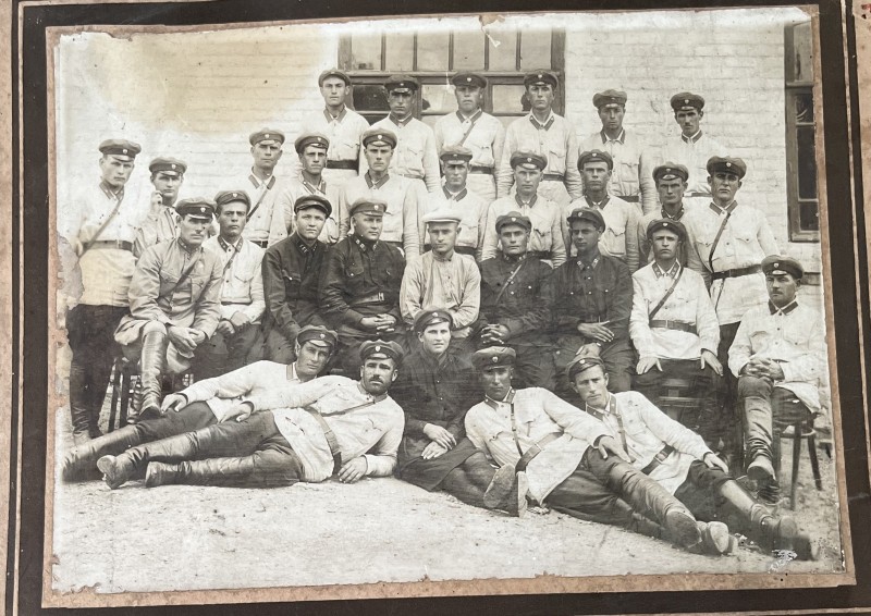 фото складу працівників районного відділу міліції Петрівського району, 1937 рік