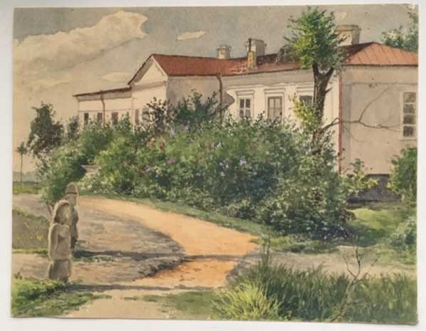 Картина "Будівля музею в м. Біла Церква"