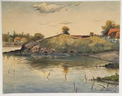 Картина "Палієва гора біля м. Біла Церква"