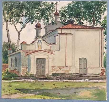 Картина "Церква святого Миколая у м. Біла Церква"