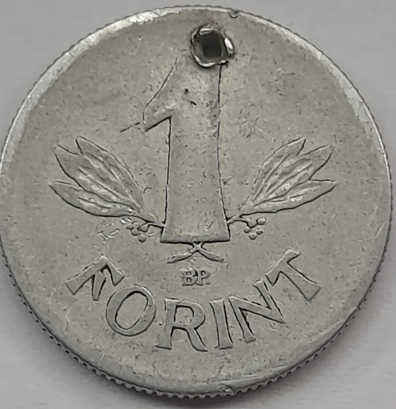 Монета, 1 FORINT (1 форінт), Угорщина, 1968 рік