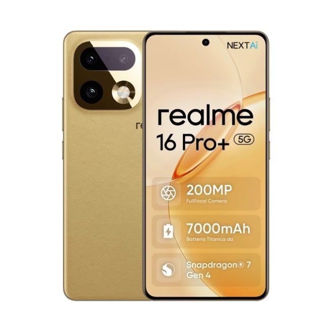 Realme 16 Pro+ 8/256 Oro premium
