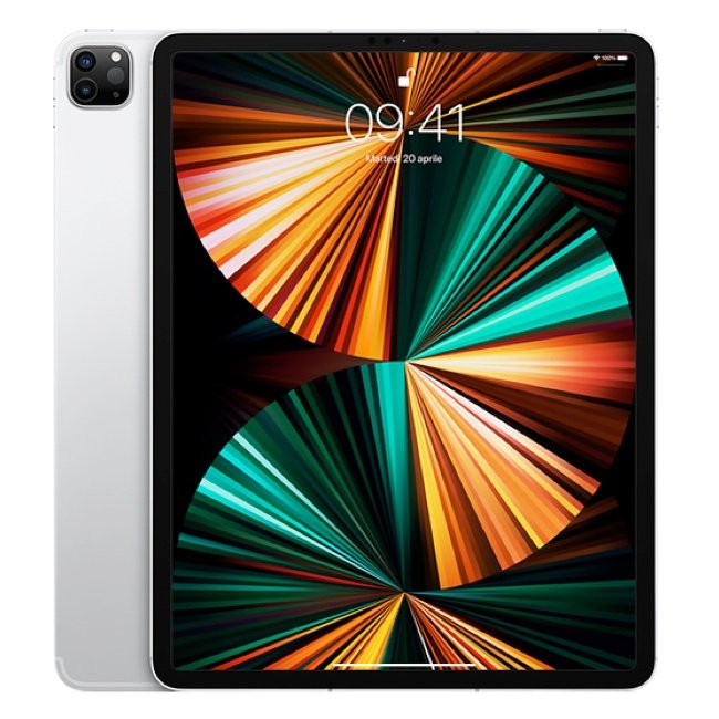 Apple iPad Pro 12.9 128gb cellular 2021 5a gen Argento
