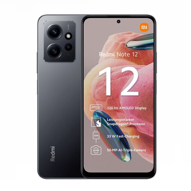 Xiaomi Redmi Note 12 4G 8/256 Onyx Gray