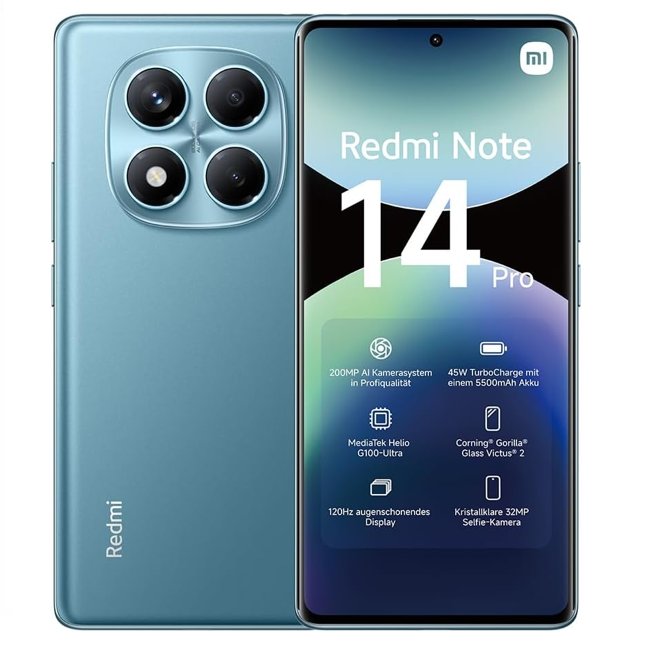 Xiaomi Redmi Note 14 Pro 4G 8/256 Ocean Blue