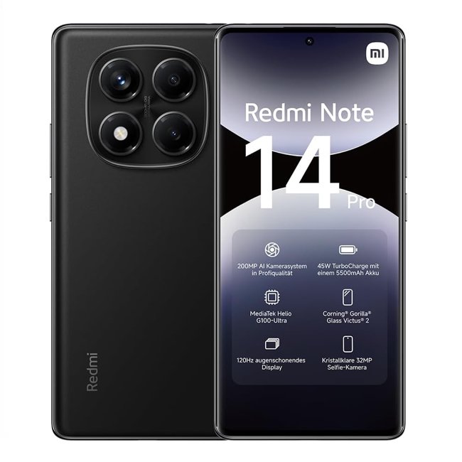 Xiaomi Redmi Note 14 Pro 4G 8/256 Midnight Black