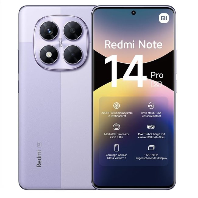 Xiaomi Redmi Note 14 Pro 5G 8/256 Aurora Purple