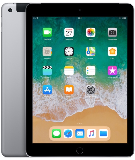 Apple iPad 9.7 128gb cellular 6a gen Space Gray