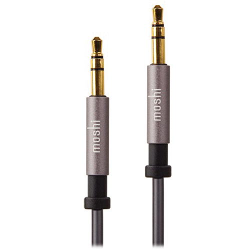 Moshi kábel 3.5mm mini stereo auxiliary 1.8m - Black